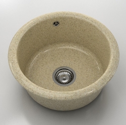 RETRO DŘEZ kruhový 49cm AGGREGATE
