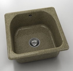 RETRO DŘEZ 51x51cm WALNUT TOFFEE