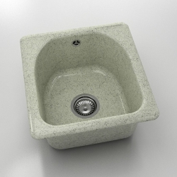 RETRO Küchenspüle 43x46cm PEWTER