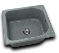 RETRO Küchenspüle 56x51cm CITY GREY