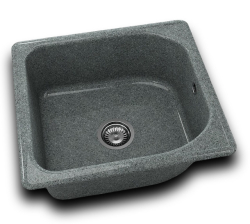 RETRO Küchenspüle 56x51cm SLATE